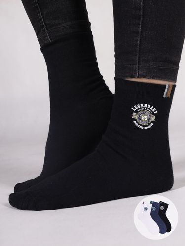 Skarpety dziecięce chłopięce bawełniane z napisem 3PAK 27-30 YOCLUB na Arena.pl