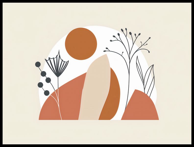 Plakat 80x60cm Organiczny Splot zdjęcie 2