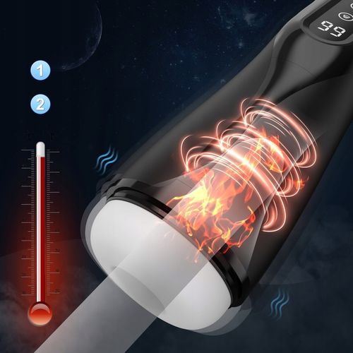 Automatyczne masturbator meski z funkcją ssania, wibracji, ogrzewania na Arena.pl