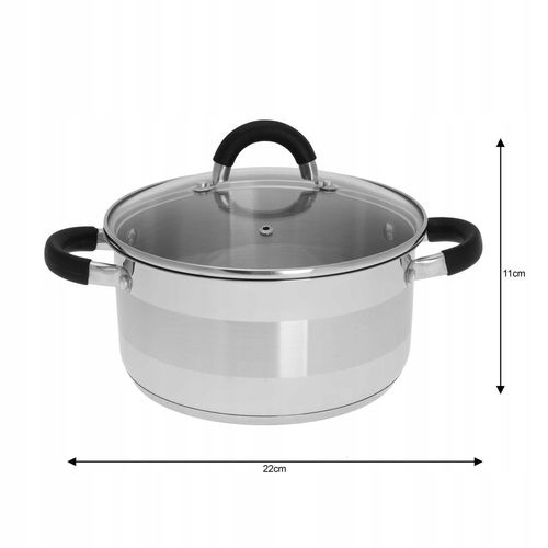Garnek stal Ø20cm 3l Kinghoff na Arena.pl