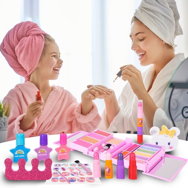 Zestaw Do Malowania Makijażu i Paznokci Dla Dziewczynek Unicorn zdjęcie 10