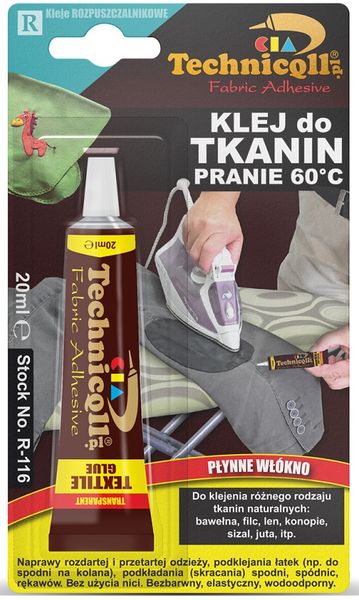 KLEJ DO TKANIN 20ML - TQ R-116 zdjęcie 1