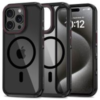 Etui Tech-Protect MagHybrid TPU i PC DO iPhone 16 Pro Czarne Czerwone