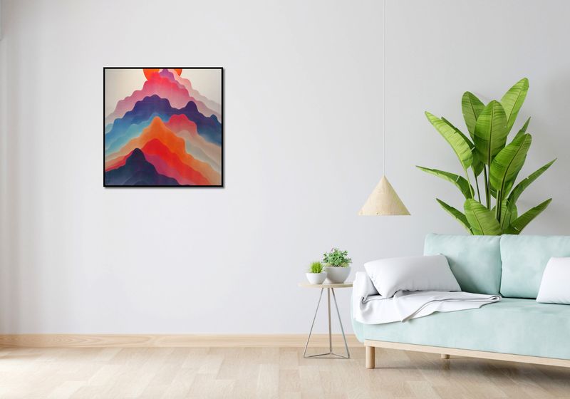 Plakat 70x70cm Gama Gór zdjęcie 4