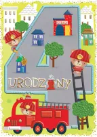 Karnet Urodzinowy B6, Straż Pożarna