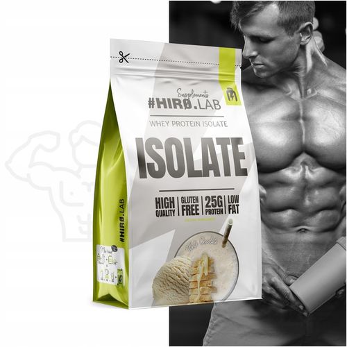 Izolat Białka BIAŁKO 700 g WPI Whey Protein Isolate Biała Czekolada Hiro na Arena.pl