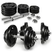 Hantle treningowe żeliwne AbarQs 40KG 2x20kg