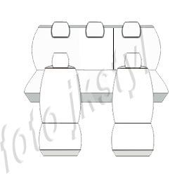 Pokrowce MIAROWE do Seat Toledo III 3 04-09r. P3 zdjęcie 3