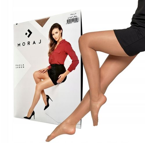 5x Rajstopy LYCRA bez wzorów Cieliste Gładkie MORAJ NATURAL r.5 na Arena.pl