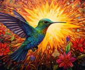 Plakat 60x50cm Koliber Barw