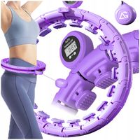 Hula hop z wypustkami ARSA GO 45 cm fioletowy