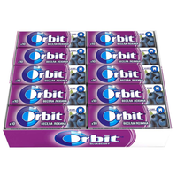 Orbit drażetki Blueberry gumy do żucia 14 g x 30 sztuk
