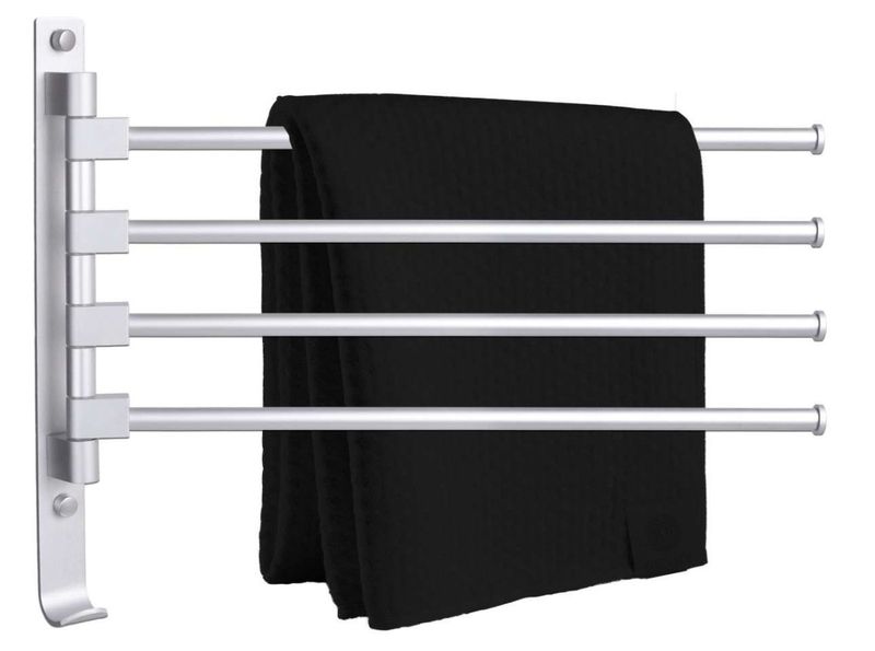 Wieszak na ręczniki Ortys srebrny zdjęcie 3