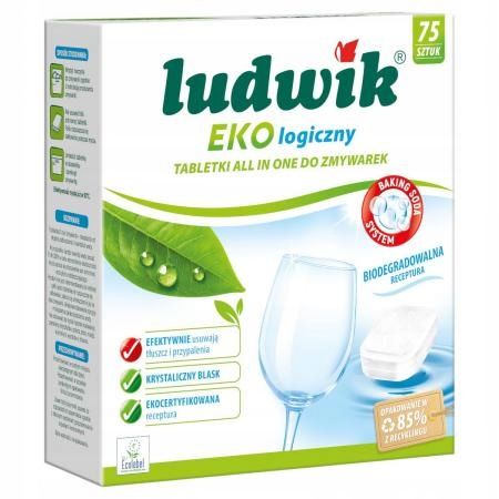 LUDWIK tabletki ekologiczne do zmywarki 75szt zdjęcie 1