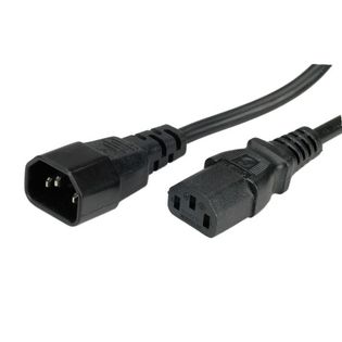 VALUE Kabel zasilający do monitora IEC 1m czarny