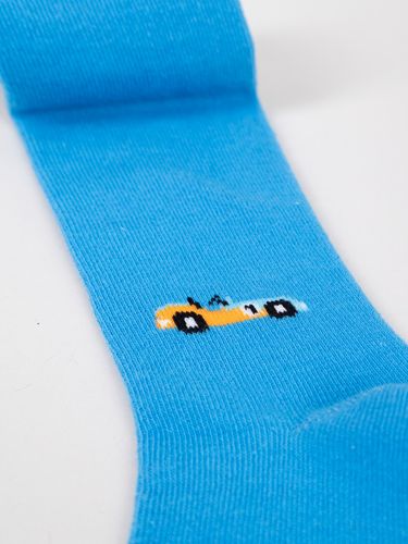 Rajstopy chłopięce bawełniane we wzory 3PAK 68-74 YOCLUB na Arena.pl