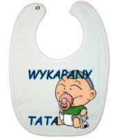 Śliniaczek Bawełniany Wykapany Tata