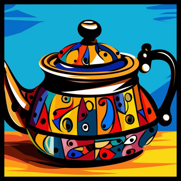 Plakat 60x60cm Może Herbatki? zdjęcie 2