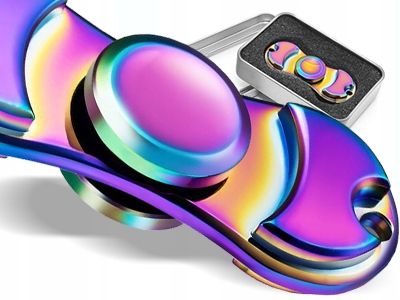 SKATE RAINBOW HAND FIDGET SPINNER METAL na Arena.pl