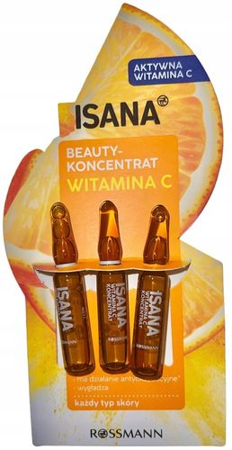 ISANA VITAMIN C SERUM DO TWARZY W AMPUŁKACH 3X2 ML na Arena.pl