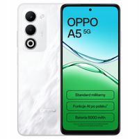 Smartfon OPPO A5 5G 4 GB/ 128 GB Biały
