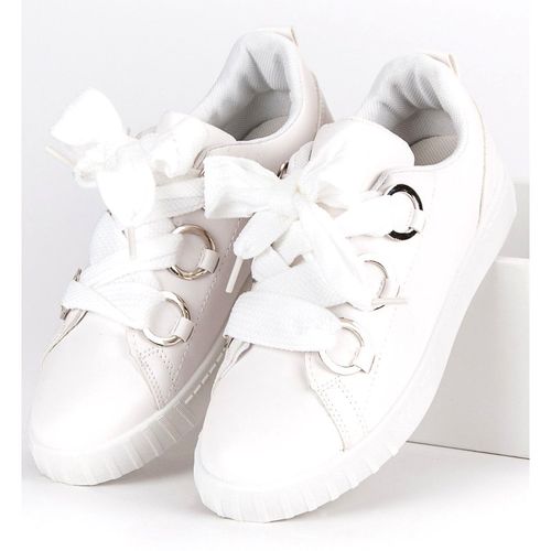 Białe sznurowane trampki r.36 na Arena.pl