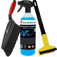 SKROBACZKA MURSKA 580L SZCZOTKA DO ŚNIEGU ODMRAŻACZ DO SZYB LODU -60°C 1L