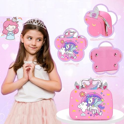 KUFEREK DO MAKIJAZU DLA DZIECI ZESTAW KOSMETYKÓW do makijażu makeup cienie na Arena.pl