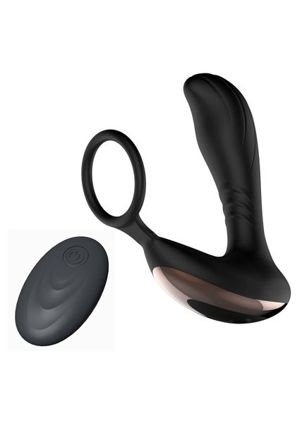 Stymulator-Prostate Massager With Ring Usb 10 Function / Remote Control zdjęcie 2
