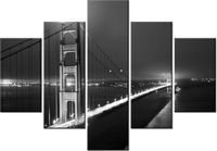 70 100CM OBRAZ 5 ELEM GOLDEN GATE ZACH DISCHNER DRUK PŁÓTNO