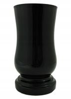 Wazon nagrobkowy czarny ciężki wazony nagrobne wazon nagrobny z