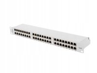 Patch panel Lanberg PPS6-1048-S 48 port 1U 19" kat.6 FTP ekranowany sz