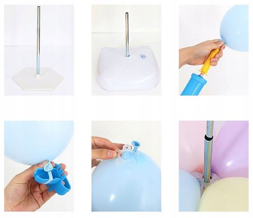 ŁUK STABILNY STELAŻ DO BALONÓW GIRLAND BRAMA WESELE ŚCIANKA ŚLUB + na Arena.pl