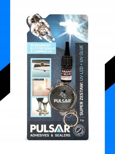 KLEJ UV DO SZKŁA I METALU BEZBARWNY + LAMPKA PULSAR 3 g na Arena.pl