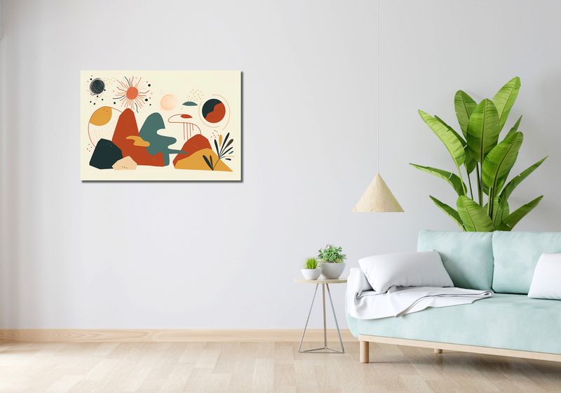 Obraz 90x60cm Kosmos Barw zdjęcie 2