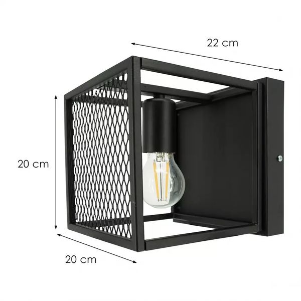 Nowoczesna Lampa Ścienna Loft Horus Plus 2894/K-B-1 zdjęcie 4