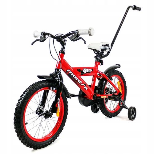 Rower dziecięcy SIrox Montra Ignite koło 16 " czerwony na Arena.pl