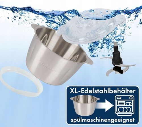 ELEKTRYCZNY ROZDRABNIACZ MALAKSER SIEKACZ DO WARZYW PROFICOOK PC MZ 501227 na Arena.pl