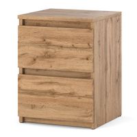 Szafka Nocna 40cm Pojemny Stolik Nocny Drewniany Nakastlik Sypialnia Wotan