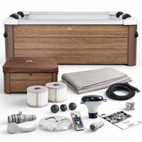 Basen z hydromasażem sztywny Amber MSpa 6 osób SPA Bąbelki