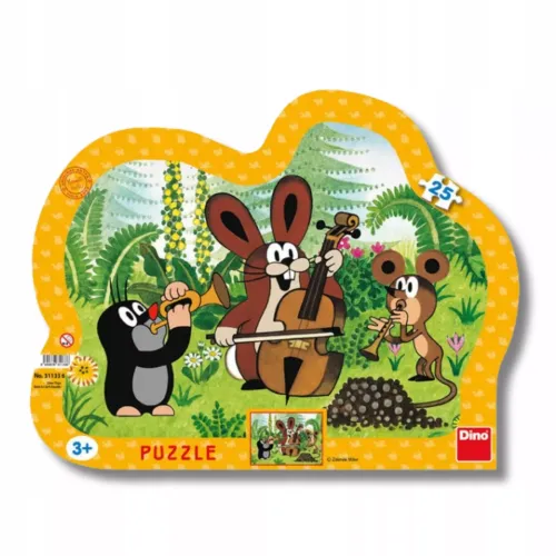 Puzzle Dino Krecik 25 elementów Krecik i Orkiestra na Arena.pl