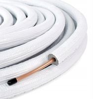 Rura miedziana izolowana chłodnicza do klimatyzacji w otulinie 1/4 25mb