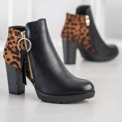 Ciepłe Botki Leopard Print r.37 na Arena.pl