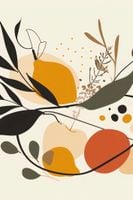 Plakat 61x91,5cm Botaniczny Wir