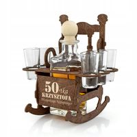 Fotel bujany KARAFKA barek PREZENT urodziny 50