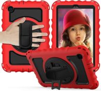 Etui do Samsung Galaxy Tab 10.4" Podstawka i Pasek na Ramię Czerwone