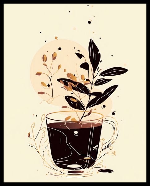 Plakat 40x50cm Jesienna Donica zdjęcie 2