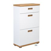 Szafka na buty  LEIDA 2 Z SZUFLADĄ POŁYSK SZER. 65