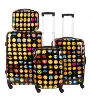 WALIZKA DUŻA ŚREDNIA MAŁA KUFEREK ZESTAW KOMPLET KÓŁKA PODRÓŻNA BAGIA EXTRA