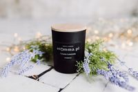 AROMMA ŚWIECA SOJOWA LAWENDA SPRAWDŹ WIECZKO + USZCZELKA 50H ZAPACHU M